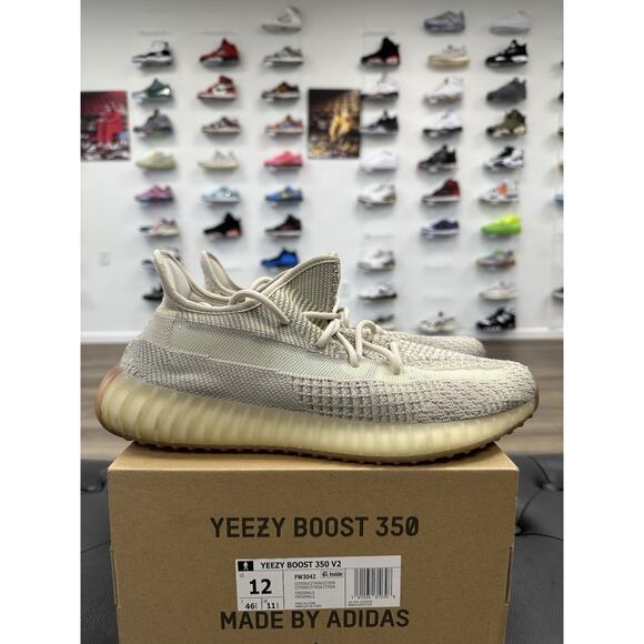 Size 12 - Yeezy Boost 350 V2 Citrin Non-Reflective - Picture 1 of 6